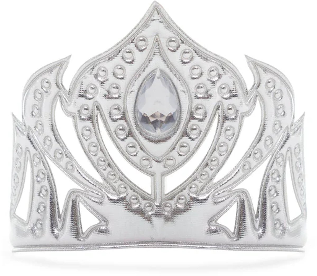 Little Adventures - Ice princess kroon – Zachte kinderkroon – Zilver