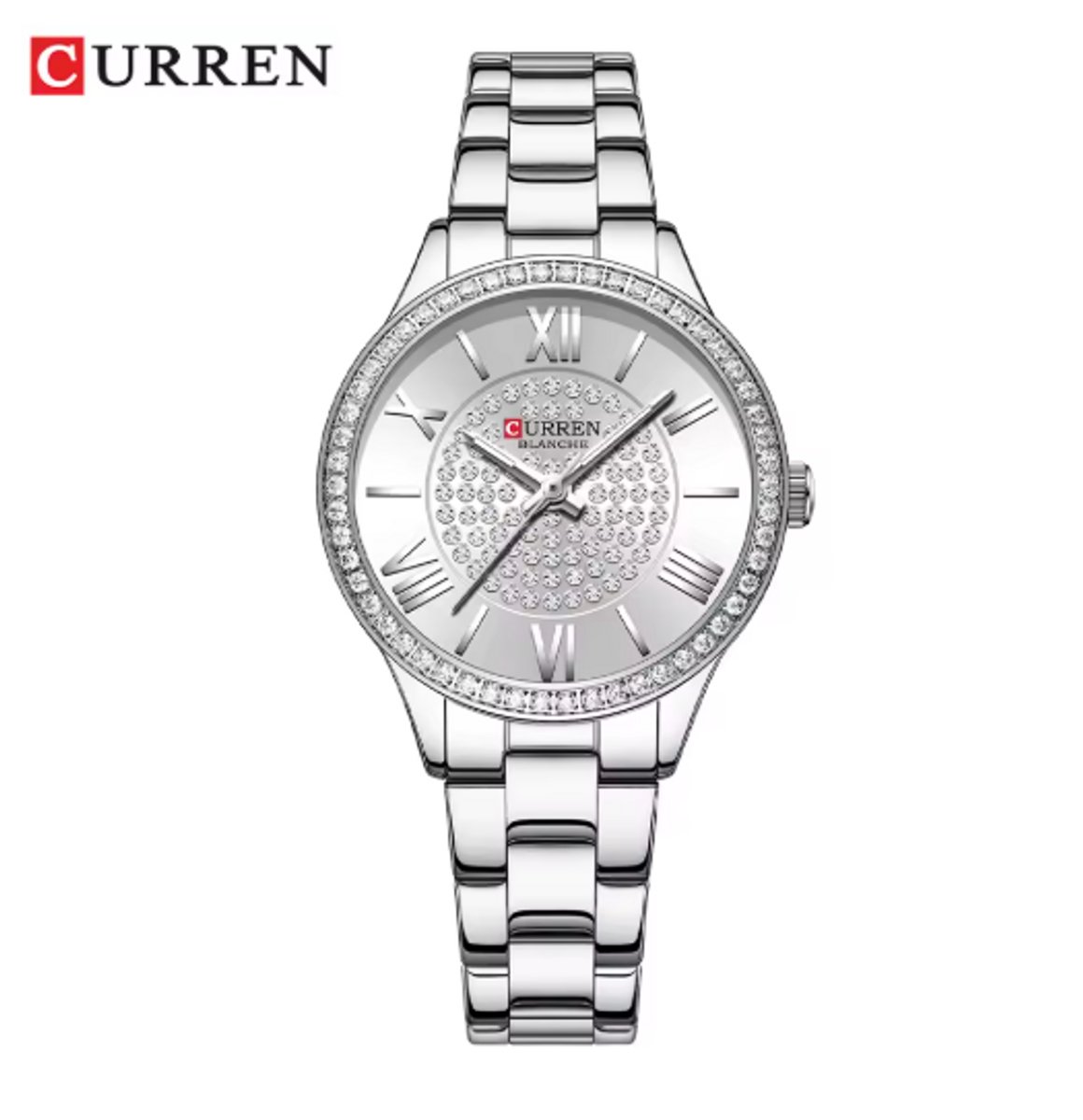 Curren Horloge - Vrouwen - Zilverkleurig - Model 9084 - Elegant Dameshorloge - Perfect Cadeau