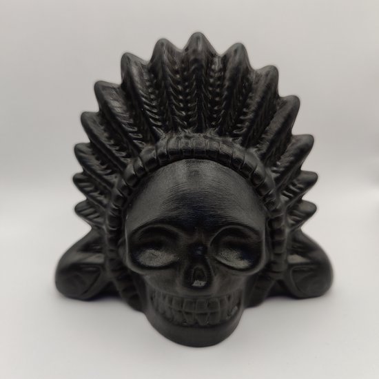 Aztec Death Whistle - Fluit - Azteekse Doodsfluit - Día de los Muertos - Halloween - Full Black - 125 dB