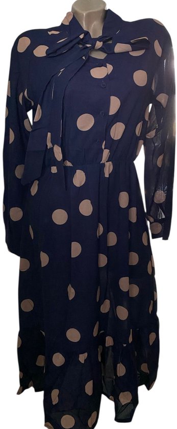 Robe Boho femme courte (poly) soie Onesize SL (36-40) turquoise/rose