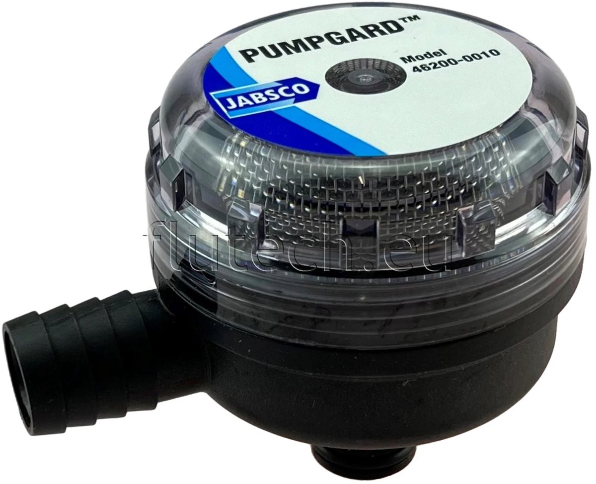Jabsco 46200-0010 Bilgewaterfilter 19 mm haaks Snap-In