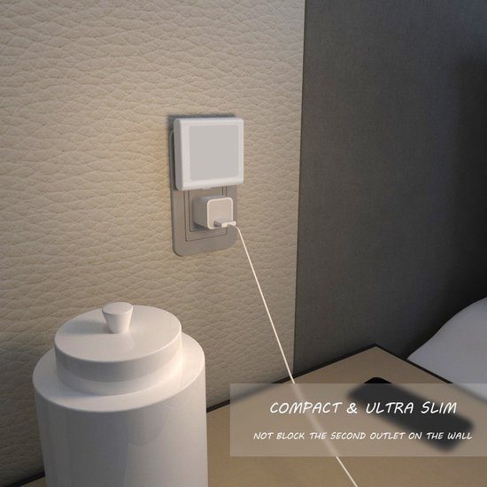 4 x LED-nachtlampje plug-in/stopcontact -nachtlampje met dag/nacht sensor - plugin ledlamp - Nachtlampje - warm licht - dimbaar - Voor in de baby/kinder kamer van Merkloos — afbeelding 3