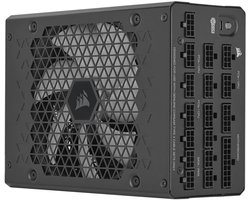 CORSAIR HX1200i - ATX12V 3.1 - 80 PLUS Platinum Cybenetics - 1200 Watt - Modulair - 100-240V - Actieve PFC - Zero RPM Mode - 140mm FDB Fan - Ultra-Low Noise - Corsair iCUE - zwart