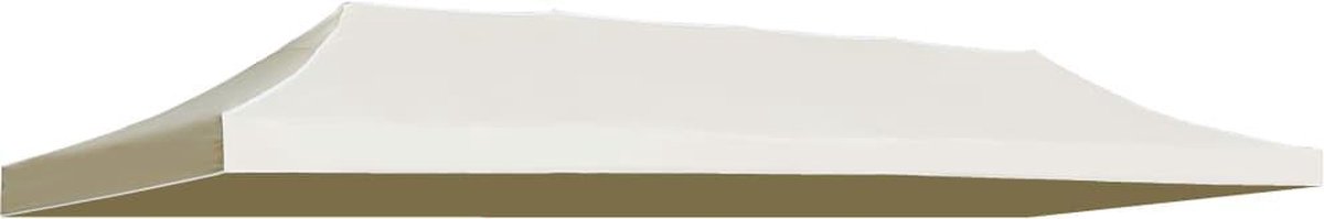 vidaXL Partytentdak 3x6 m crème
