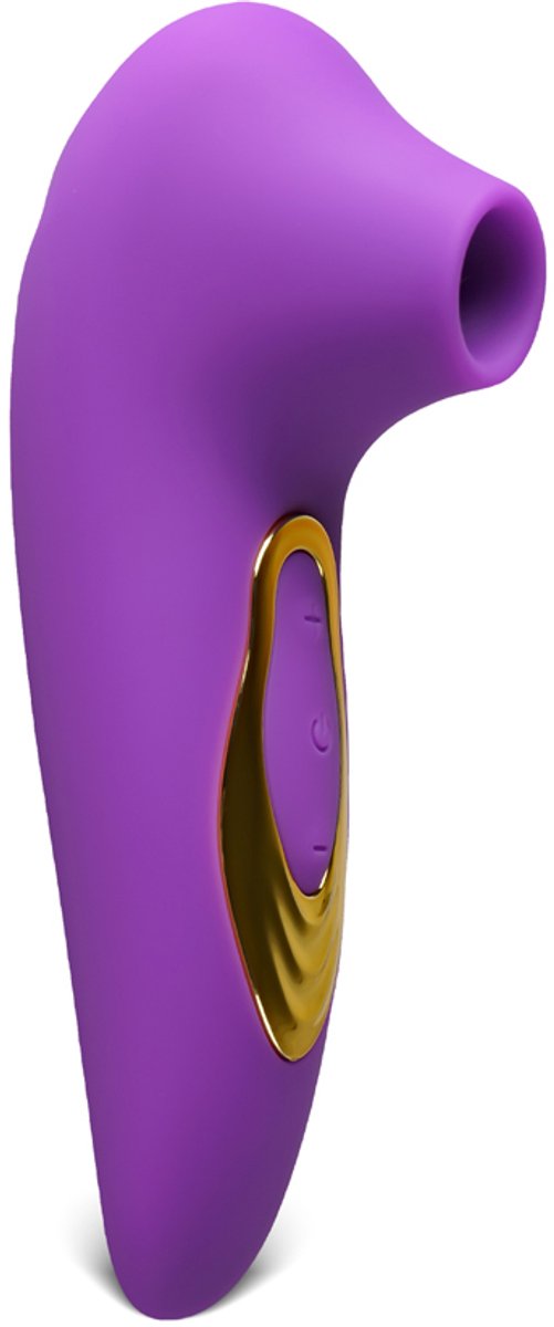 Luxe Paarse Luchtdruk Vibrator – Clitorale Stimulator met Air Pulse Technologie – Elegant Design & Oplaadbaar