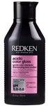 Bouteille de shampooing Redken Acidic Color Gloss 300 ml avec étiquette rose.