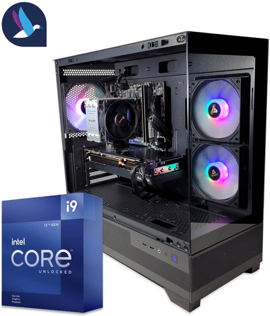 Diamond VIII RGB Gaming PC | Intel Core i9 – 12900KF | AMD Radeon RX 9070 XT – 16 GB GDDR6 | 32 GB DDR4 | 1 TB SSD – NVMe | Windows 11 Pro