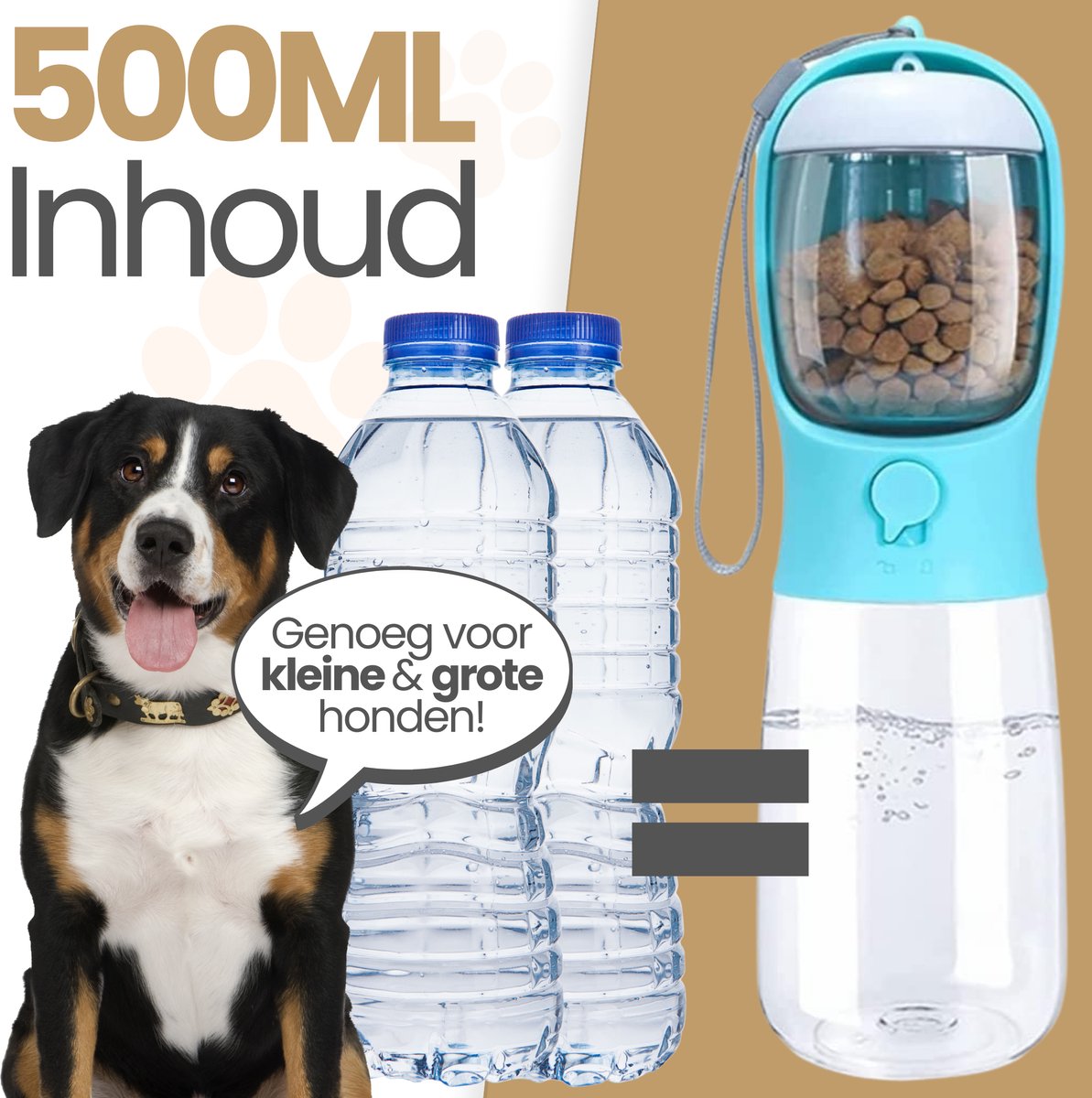 Groen RVS drinkbakken Honden Dieren drinkflessen kopen