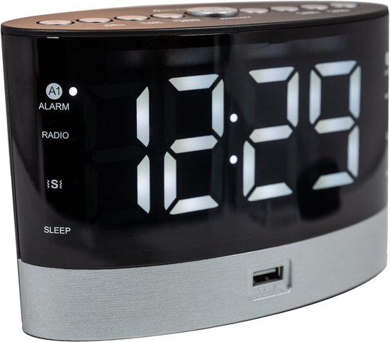 Soundmaster UR580SW - Digitale wekkerradio met trilfunctie voor o.a. doven en slechthorenden