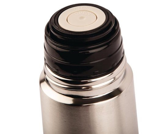 Dubbelwandige Thermosfles / thermoskan - RVS - 1 Liter - Olympia - Dubbelwandig