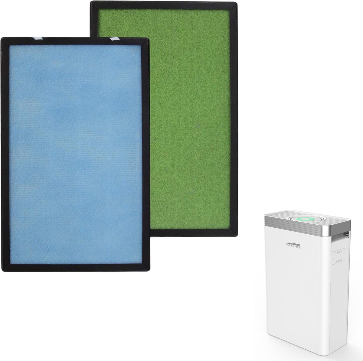 Cityline Duo pack filters voor Cityline Luchtreiniger "Pro" (KJ210F-142)