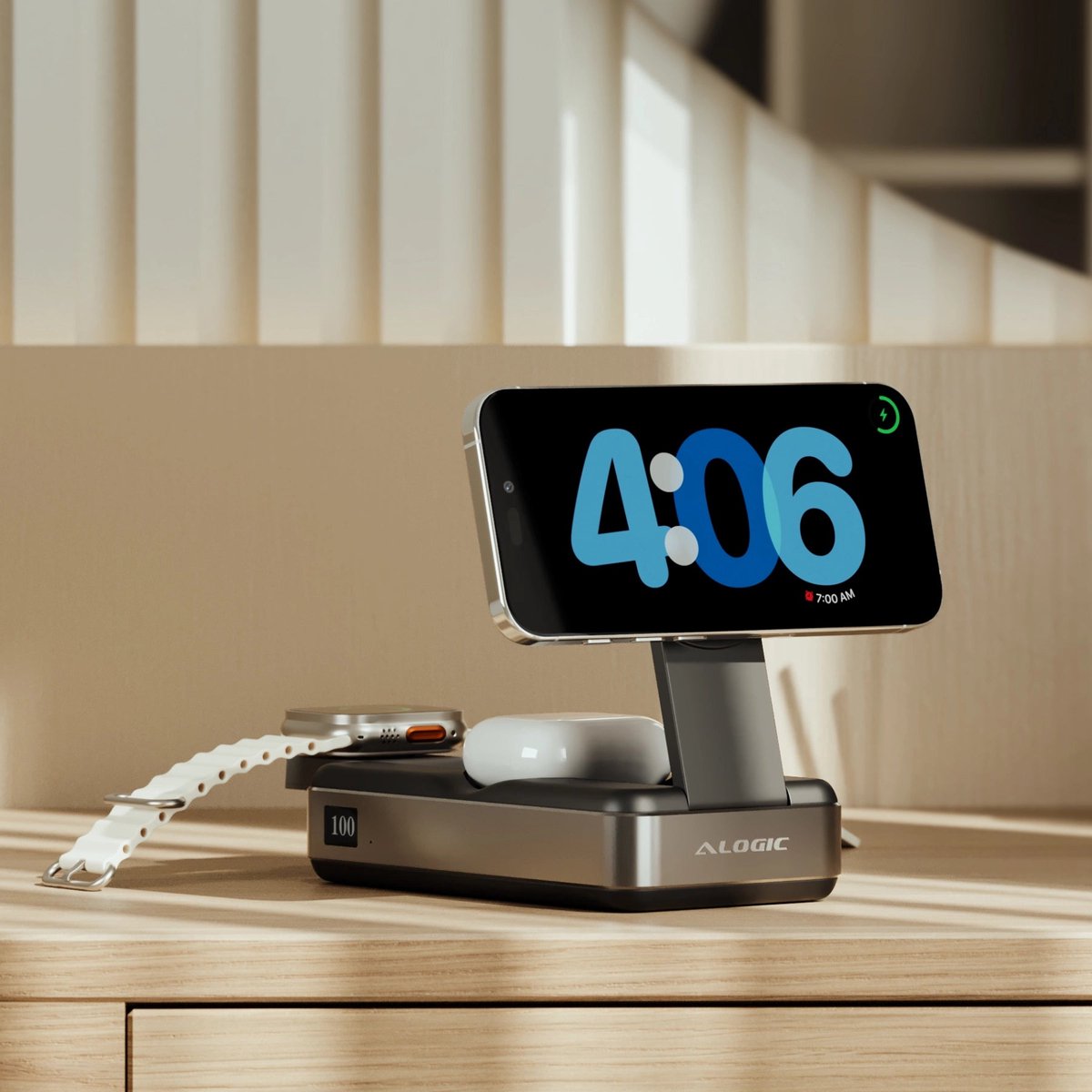 Alogic Roam Powerbank 6-in-1 Draadloos Opladen 21.000mAh Zwart - afbeelding 3