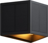 Bol.com Luminize Solar tuinverlichting met schemersensor - tuinverlichting op zonne energie - solar wandlamp buiten - met dag en... aanbieding