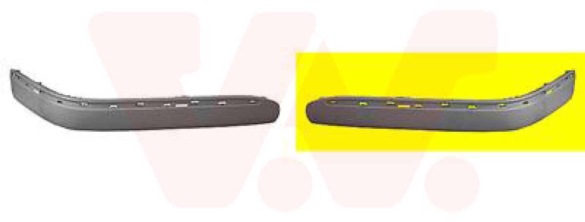 Van Wezel - BUMPERLIJST VOOR MERCEDES BENZ E-CLASS W210 1995-1999 2108851521