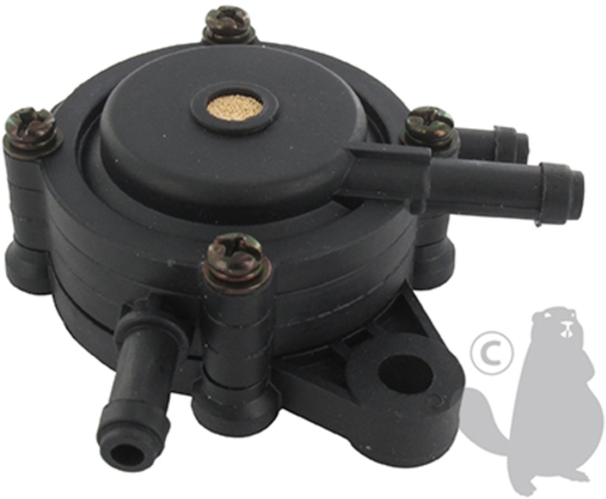 Kunststof benzinepomp voor BRIGGS & STRATTON, HONDA, JOHN DEERE, KAWASAKI, KOHLER, LONCIN voor slang met dia ø: 6mm
