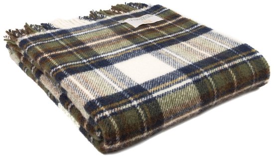Plaid Tartan Muted Blue Dress Stewart