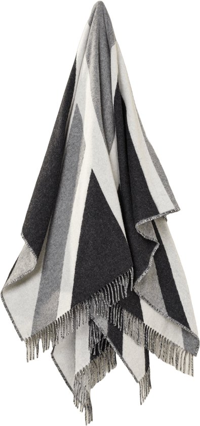 Bronte by Moon Plaid of the Union Jack Grey - Laine d'agneau mérinos - Fabriqué au Royaume-Uni