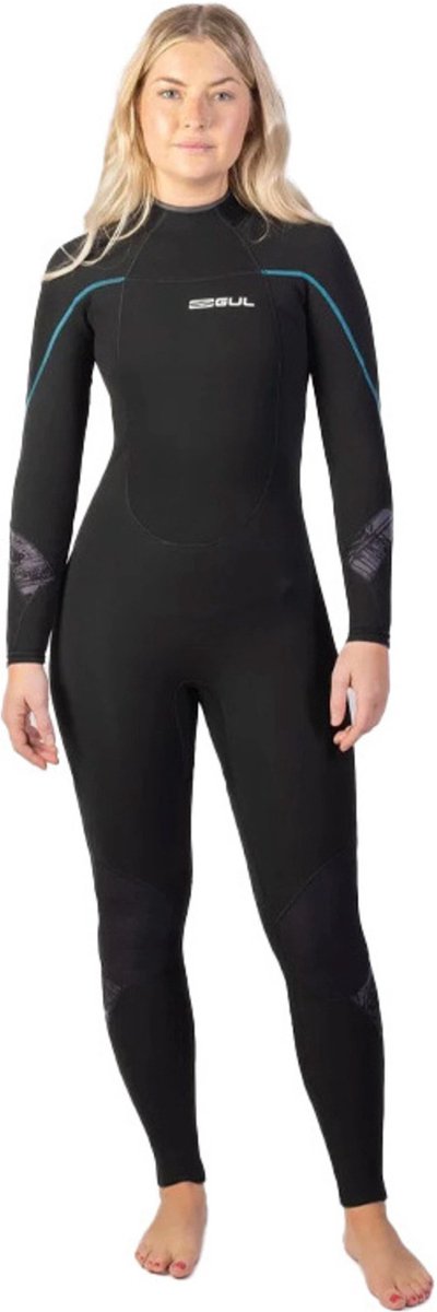 2025 Gul Dames Response 5/3mm Gbs Rug Ritssluiting Wetsuit -