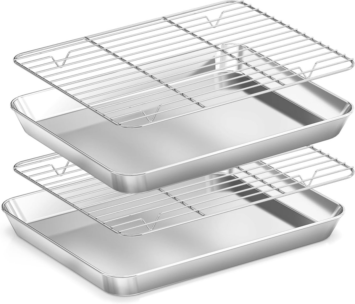 Ibenzoa® Professionele Bakset met Roestvrijstalen Bakplaat en Ingebouwde Koelunit voor Uitstekende Resultaten