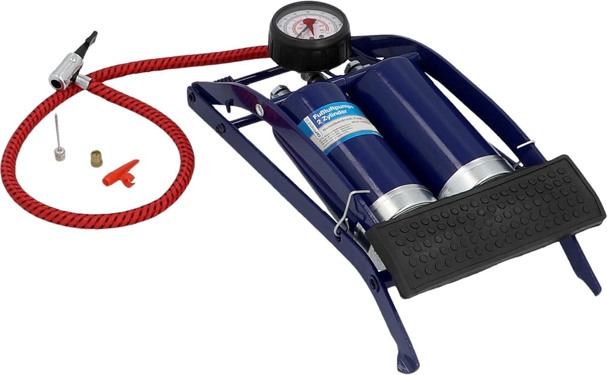 Ibenzoa® Professionele Dubbele Cilinder Voetpomp - 120mm met TÜV/GS Certificering voor Veerkrachtige Toepassingen