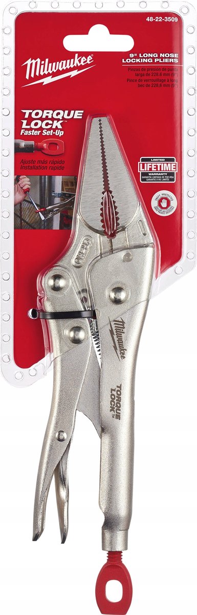 Milwaukee TORQUE LOCK™ 9 Griptang Lange neus - 4932471733