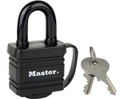 MasterLock Hangslot - Gelamineerd Staal - Zwart - 40 mm - 7804EURD