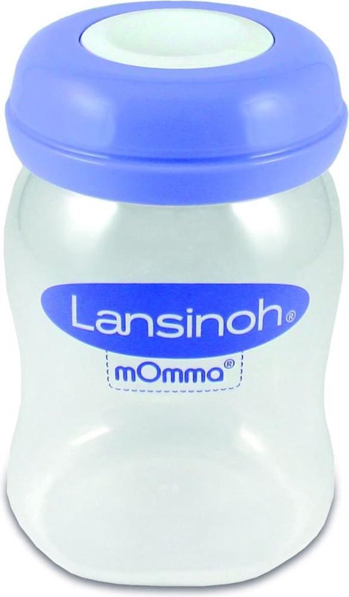 Lansinoh 4 x 160 ml Natural Wave Bewaarflesjes voor Moedermelk 20417