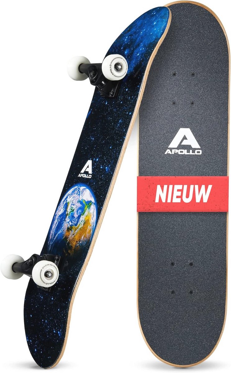 Compleet Houten Skateboard voor Kinderen, Tieners en Volwassenen - Professioneel 7-Lagig Dek met ABEC-7 Kogellagers