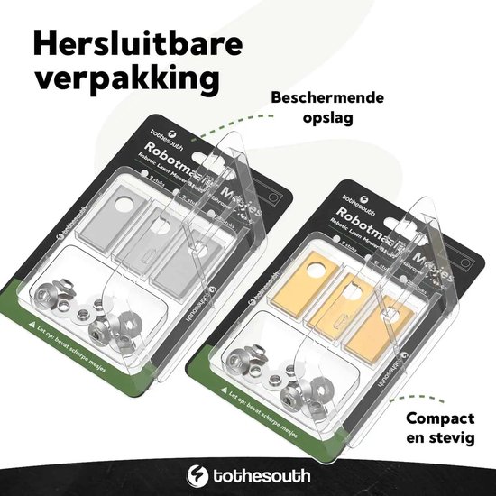 To the South® Robotmaaier Mesjes staal geschikt voor Honda Miimo 3000 - 30 stuks van To the South — afbeelding 5