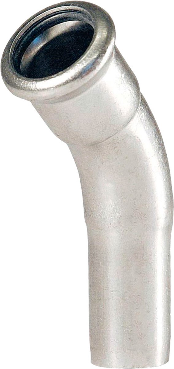 Bonfix Press - RVS 316 - perskoppeling - Insteekbocht - 45° - 35 x 35 mm - insteek x Press - KIWA - DVGW - WRAS keur