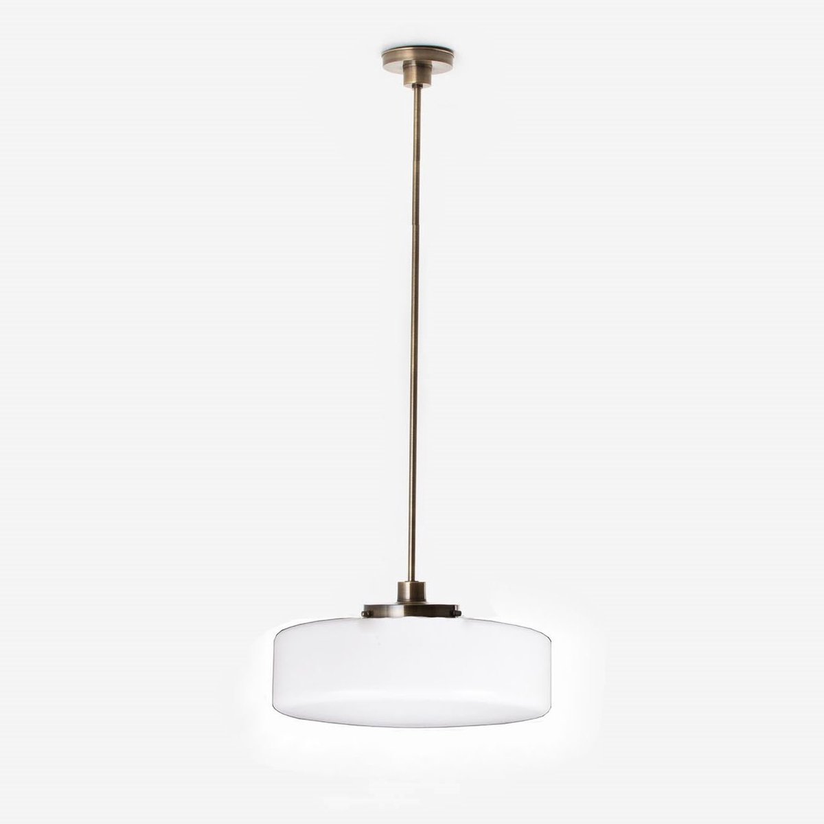 Coloured by Art Hanglamp Low Cilinder Ø 30 20's Brons - Art Deco Trade