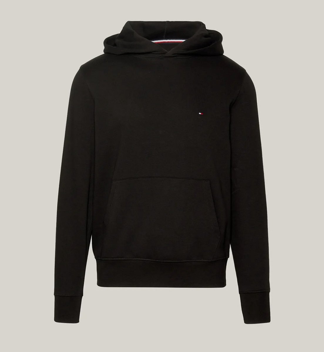 Tommy Jeans Hoodie flagpatch logo klein XL Zwart