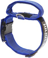 Julius K9  halsband  blauw 38-53 cm 40mm