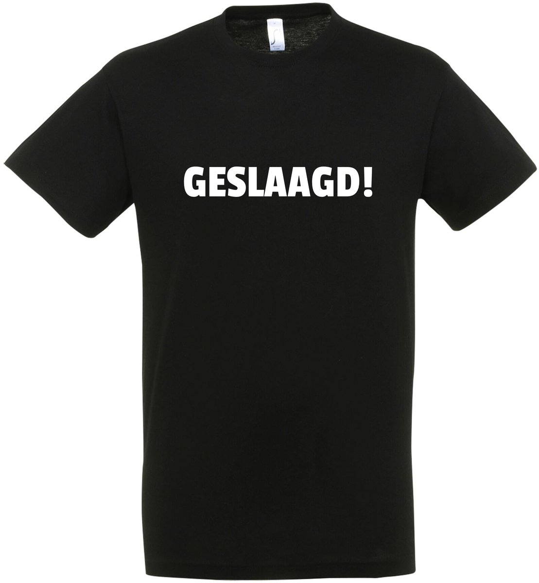 Geslaagd! T-shirt - Geslaagd - Diploma - School - Trots - Zwart T-shirt - Maat XL