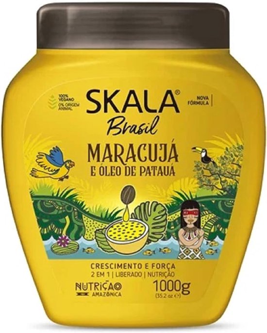 Skala Crema Acondicionadora Maracuya Y Aceite De Pataua 1000 Ml