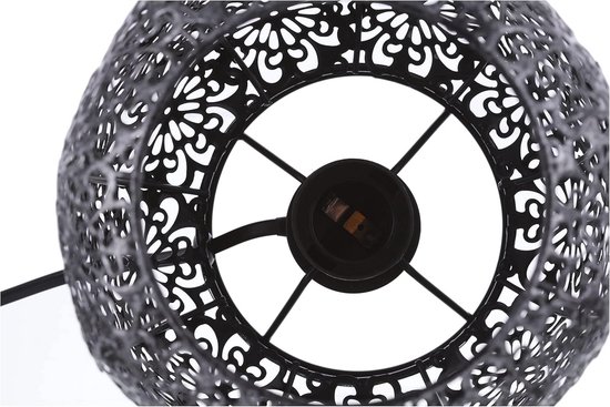 Nachtlampje metaal 40 Watt wit - Ø 15 x H 20 cm — afbeelding 5