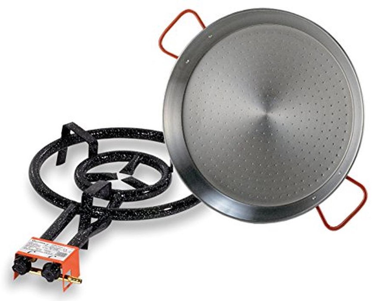 Paella Pan 400 mm met Pan van 420 M - Ideaal voor het maken van authentieke Paella