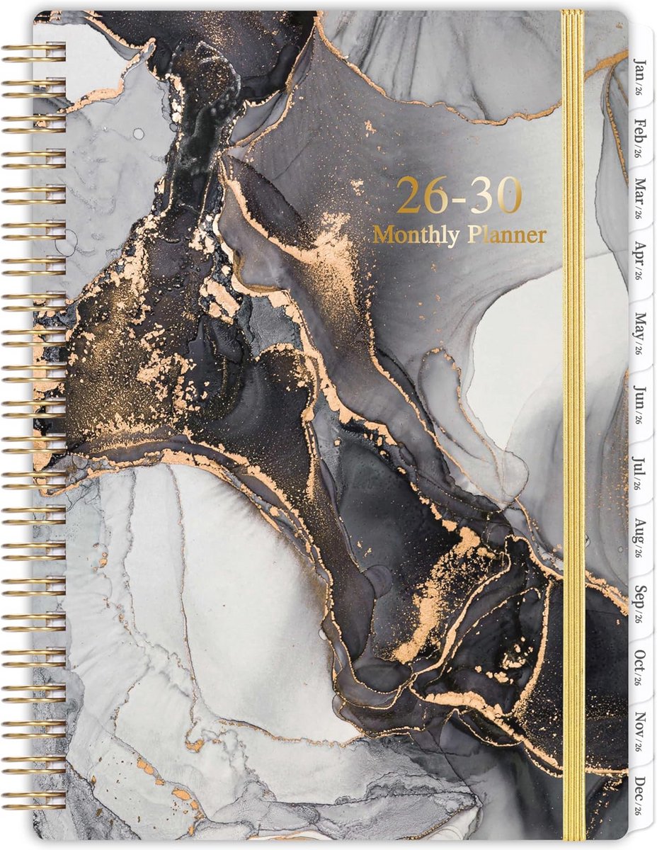 5 Jaar Maandplanner Spiraalgebonden - 2024-2029