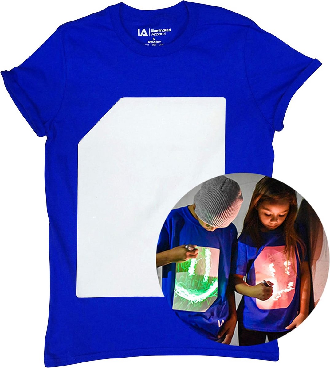 Interactief Glow In The Dark T-shirt voor Kinderen