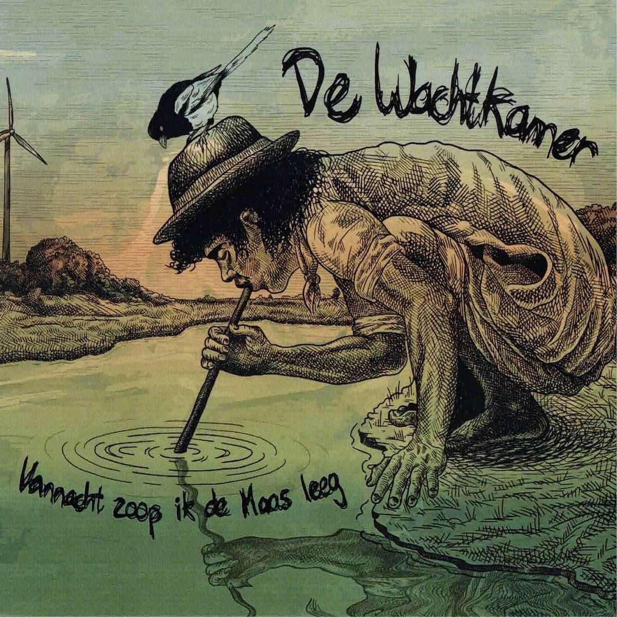 De Wachtkamer - Vannacht Zoop Ik De Maas Leeg (Tom Waits In Je Moerstaal) (CD)