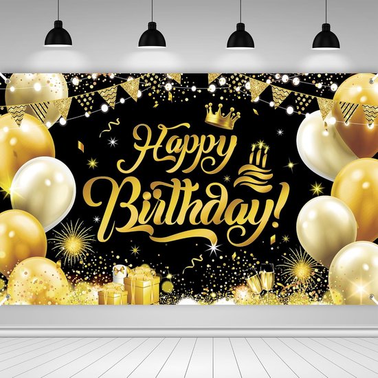 Grote Happy Birthday-banner, extra lang, 24 x 4 cm, voor buiten, feestdecoratie, voor kinderen, tieners en vrouwen (Rose Gold Party Hintergrund Grote Happy Birthday-banner, extra lang, 24 x 4 cm, voor buiten, feestdecoratie, voor kinderen, tieners en vrouwen (Rose Gold Party Hintergrund