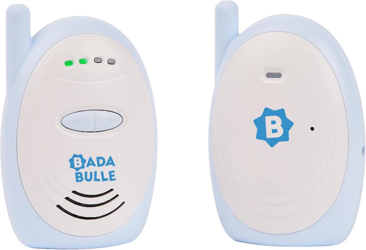 Audio Babyfoon met 300 m Bereik - Geluids- en Visueel Alarm - Batterij of Netvoeding