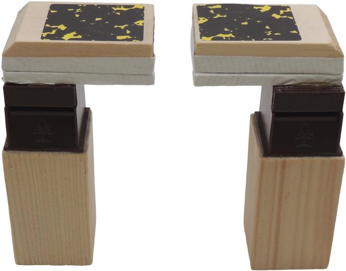 Compleet houten balg voor koekoeksklok - Maten 65 mm tot 120 mm - Verkocht per paar