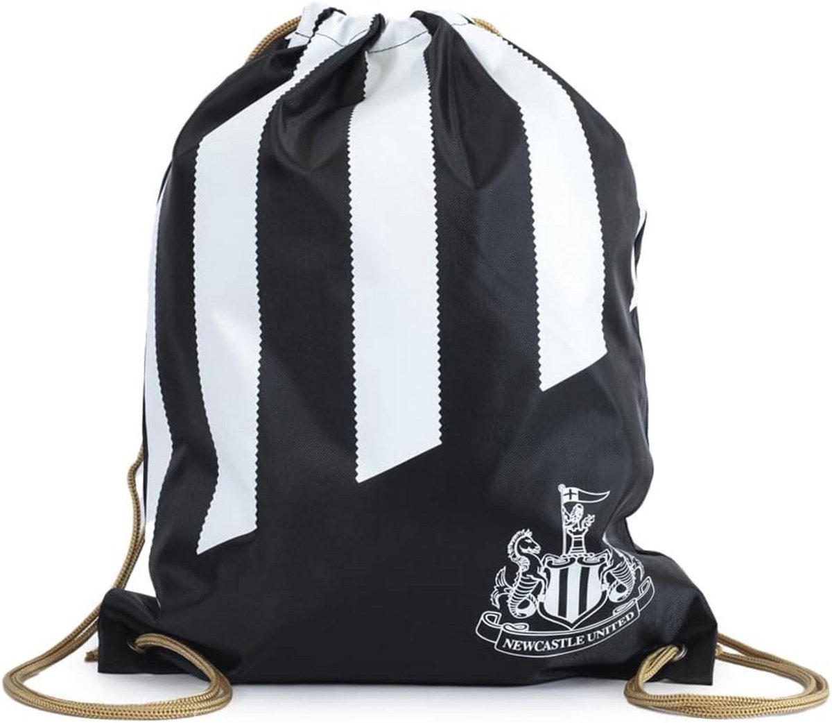 Unisex Gym Sack met Trekkoord - Zwart en Wit, Eén Maat