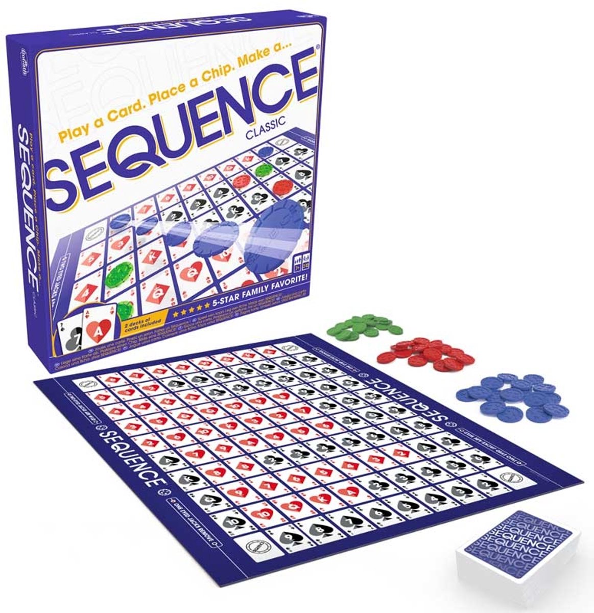Sequence bordspel strategie spel educatief voor kinderen en families - Engelstalig — cadeau in Partyspellen - foto 3