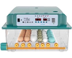 Eierbroedmachine voor 48 eieren, digitale automatische broedmachine voor huishoudelijk gebruik, instelbare intelligente constante temperatuur, broedmachine voor pluimvee