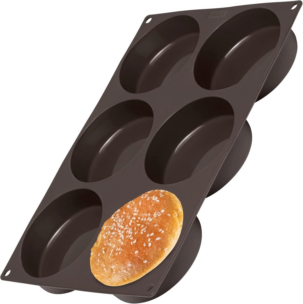 Siliconen Bakvorm voor Hamburgerbroodjes - Perfecte Resultaten