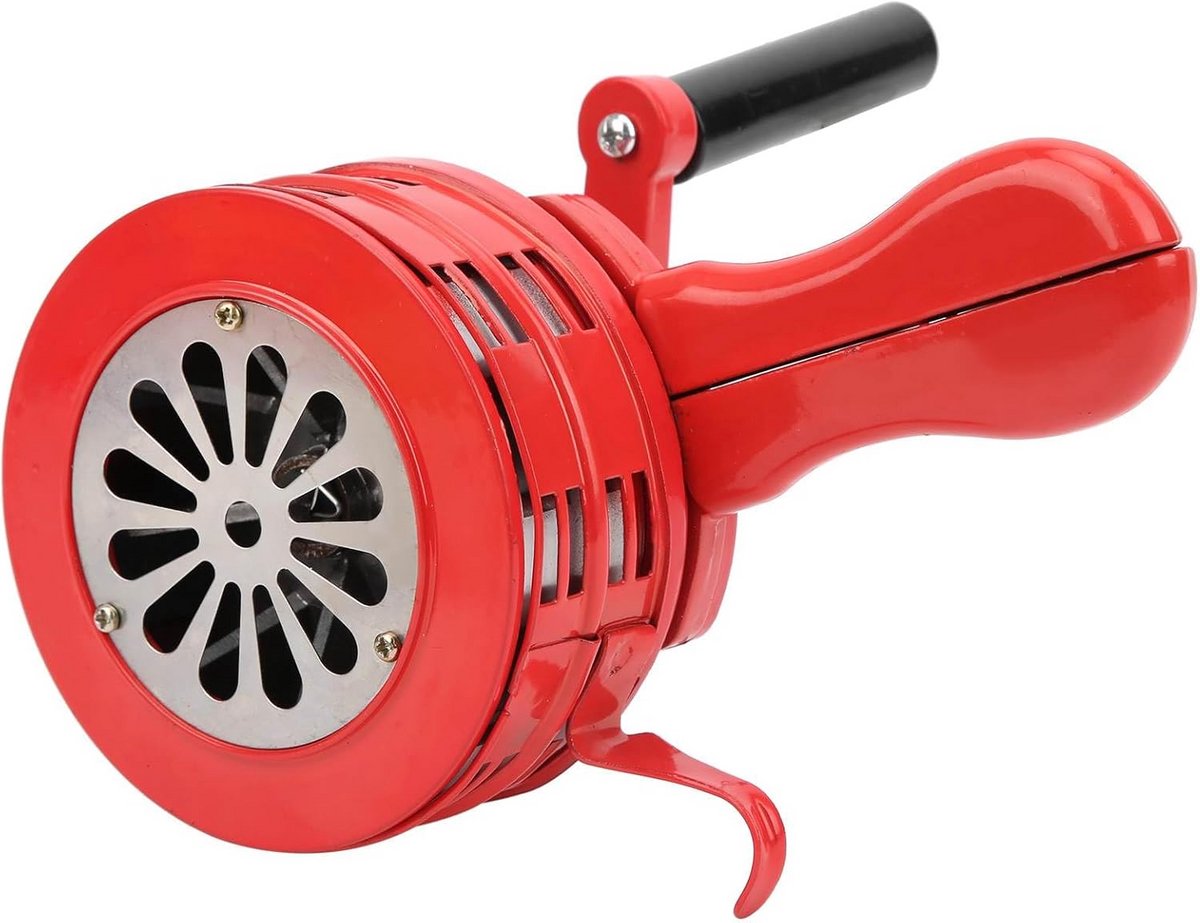 Draagbare Handalarm Siren Rood - 120DB Hand Pendulum Alarm