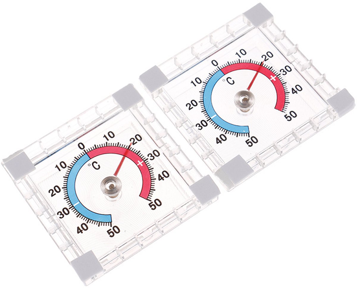 2 thermometers voor koelkast/vriezer