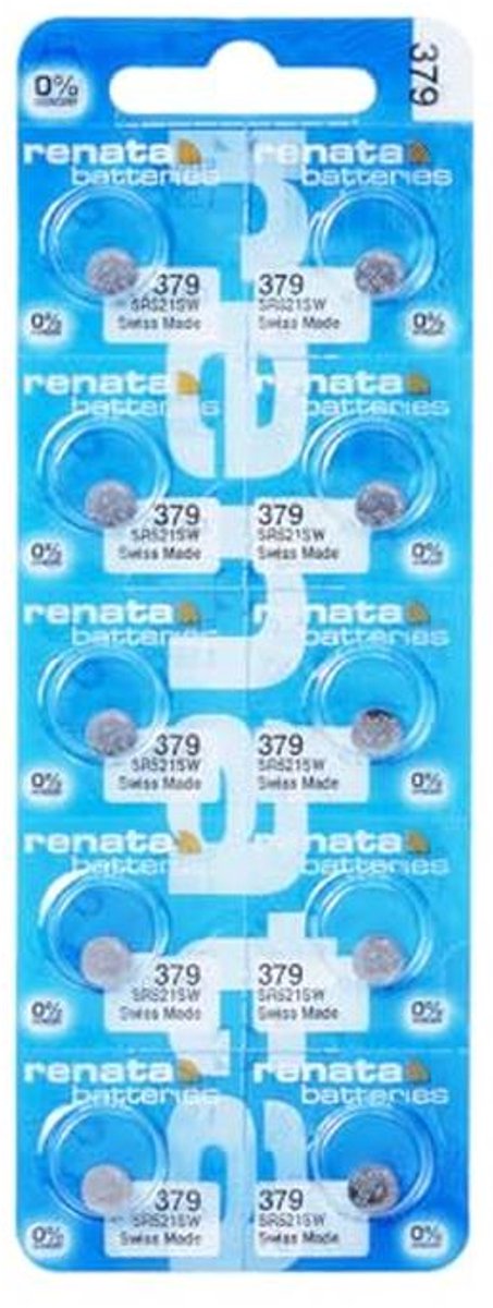 SR521SW Horloge batterij 379
